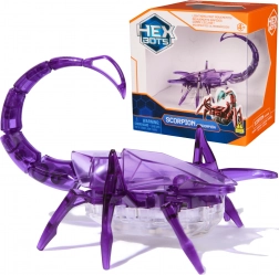 Hexbug robotski škorpion ljubičasti sa svjetlom – senzorička pokretna igračka
