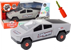 Sklopivi auto za djecu s odvijačem – sivo