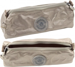 Školska pernica jednostavna srebrna