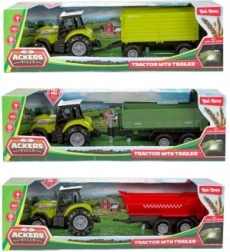 Plastični traktor s prikolicom na slobodan hod sa svjetlom i zvukom