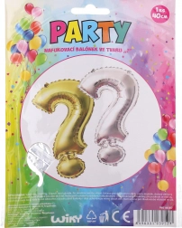 Napunljivi balon u obliku upitnika 40 cm