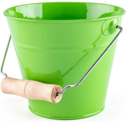 Vrtna kanta WOODY – zelena metalna