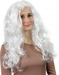 perika anđeo s dugom bijelom valovitom kosom