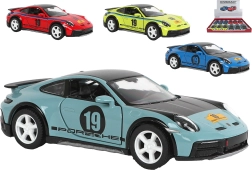 Kinsmart Porsche 911 rallye livery – metalni model s pull-back pogonom (13 cm)