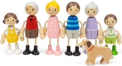 Bigjigs Toys set lutkica za kućicu obitelj
