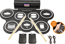 Elektronski bubnjevi s pedalama i svjetlosnim efektima