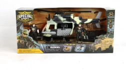 Vojni helikopter s pretincom za pohranu