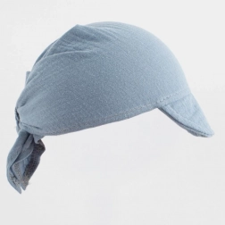 dječja ljetna muslin marama sa šiltom New Baby plava