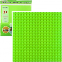 Konstruktivna ploča za građevne kocke svijetlozelena 25,5x25,5 cm