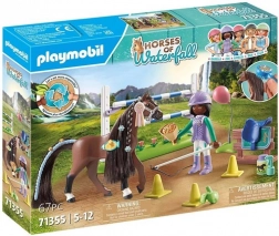 Playmobil Horses Waterfall: Zoe i Blaze s preprekama 71355