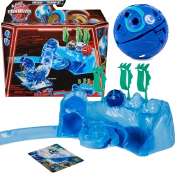 Bakugan Training Set s figurom Octogan Aquatic Clan plavi – strateška igra