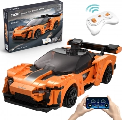 Konstruktorski set CaDA RC sportski automobil BLAZE CAR, narančasti, Dual Mode, 295 dijelova