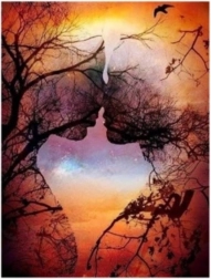 Dijamantno slikanje Davna ljubav 30x40 cm