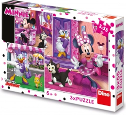 Dino puzzle Disney Minnie 3×55 dijelova