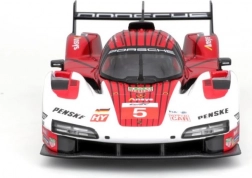 metalni model auta 1:24 bburago porsche 963 bijela/crvena #5