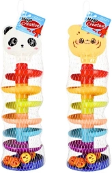 Toddler marble run with animals – panda and tiger