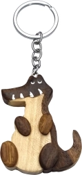 Drveni privjesak za ključeve Krokodil