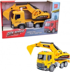 građevinsko vozilo na inercijski pogon sa svjetlom i zvukom, 25 × 8 × 14 cm