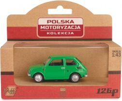 metalni model fiat 126p maluch 1:43 – zeleni