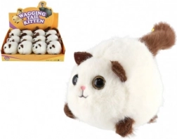 Plišana igračka na navijanje mačkica 10 cm
