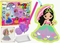 Set perlica za dijamantno stvaranje – privjesak princeza