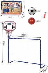 Sportski set 2-u-1 SPORTO za KOŠARKU i NOGOMET