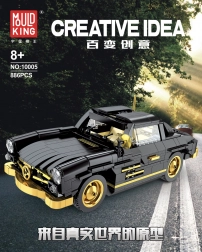 Konstrukcijski set retro autić 886 dijelova