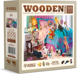Drvene puzzle WOODEN CITY Nestašna štenca 505 dijelova