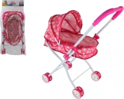 Duboki dječji kolica za lutke – platnena, lagana i sklopiva