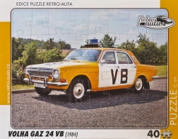 RETRO-AUTA puzzle Volga GAZ 24 VB 40 dijelova