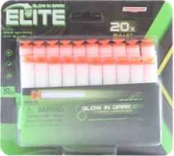 Svjetleći pjenasti metci s vakuumskom čašicom – set od 20 kom