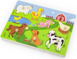 Drvena slagalica-umetaljka farma STUDO WOOD