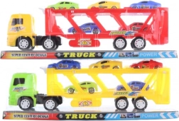 Transporter automobila na inerciju s 5 autića, plastika