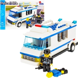 Police Prisoner Transport Building Set with Police Officer and Prisoner