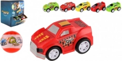 Kugla iznenađenja s plastičnim autićem 5 cm na povlačenje