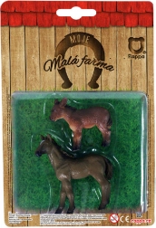 Životinje na farmi 2 u 1 – konj i magarac