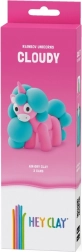Plastelin Hey Clay Jednorozi 3 pakiranja, Cloudy