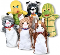 Lutke za ruku – kućne životinje, set za djecu 2+