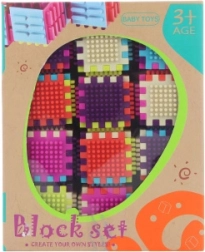 Plastične građevne kocke za djecu 3+ – 24 dijelova