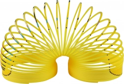 Magična opruga sa smiješkom – žuta antistresna spirala