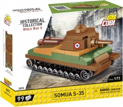 Konstruktorski set COBI Historical Collection Somua S-35 1:72