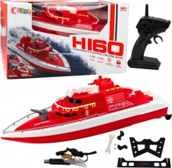 Crveni daljinski upravljani spasilački motorni brod 1:28