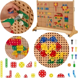 Masterkidz set geometrijskih oblika za STEM panele, 260 dijelova