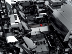 Konstrukcijski set sportski automobil M-Sports, sivi, 1356 dijelova