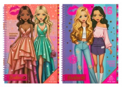 kreativna bilježnica za modne dizajnerice Besties