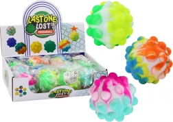 Svjetleća senzorna loptica s izbočinama 6 cm