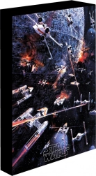 Svjetleća LED slika 30x40 cm Star Wars