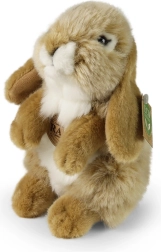Rappa plišani bež zec, stojeći, 18 cm, Eco-Friendly