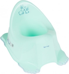 Svirajući dječji kahlić Bunny, mentol, protuklizan