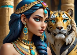 Puzzle Egipatsko prijateljstvo 300 dijelova BLUEBIRD